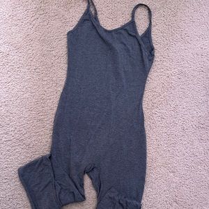 Charcoal gray jumpsuit